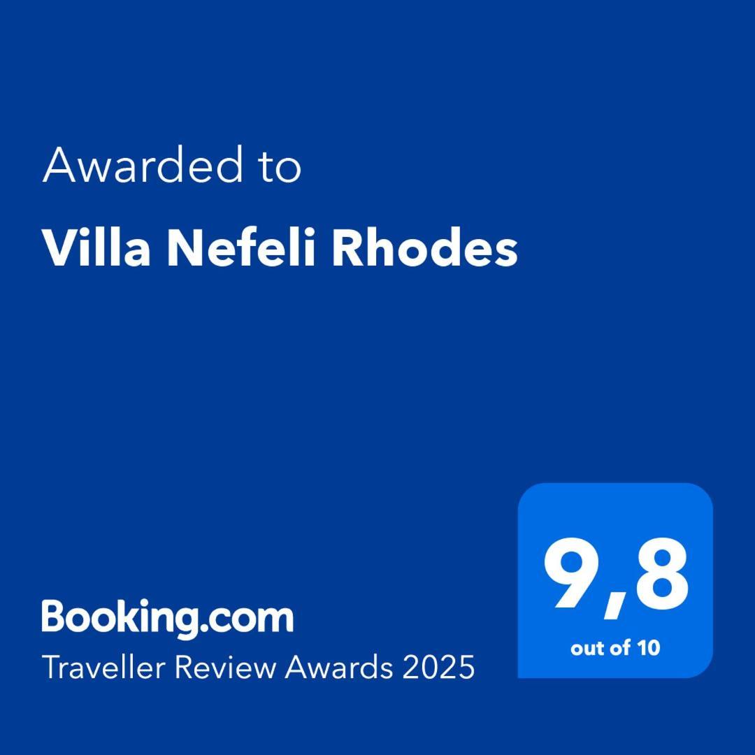 Villa Nefeli Rhodes Archangelos  Dış mekan fotoğraf